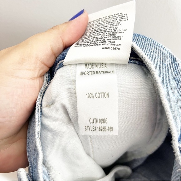 Citizens of Humanity Lightwash Wide Leg Jeans Size 26 - Picture 8 of 8